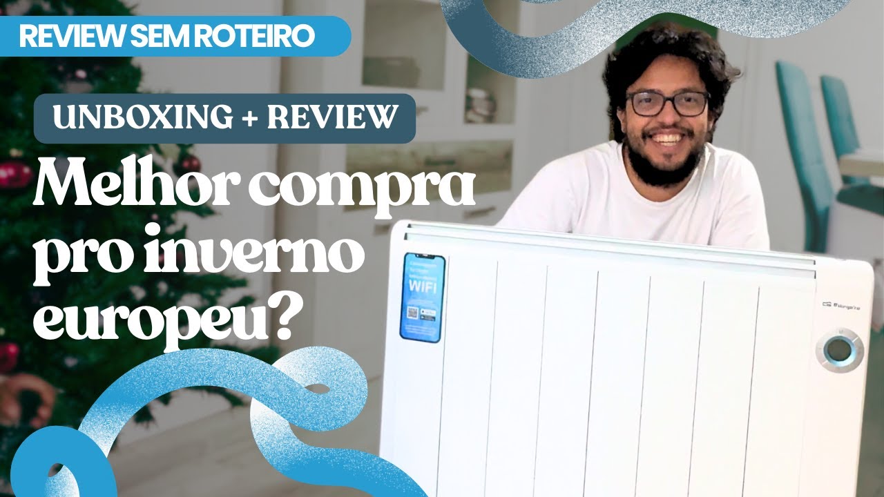 #review Aquecedor Elétrico da Orbegozo Wi-Fi RRW 1500 | Baixo Consumo | Vale a pena?