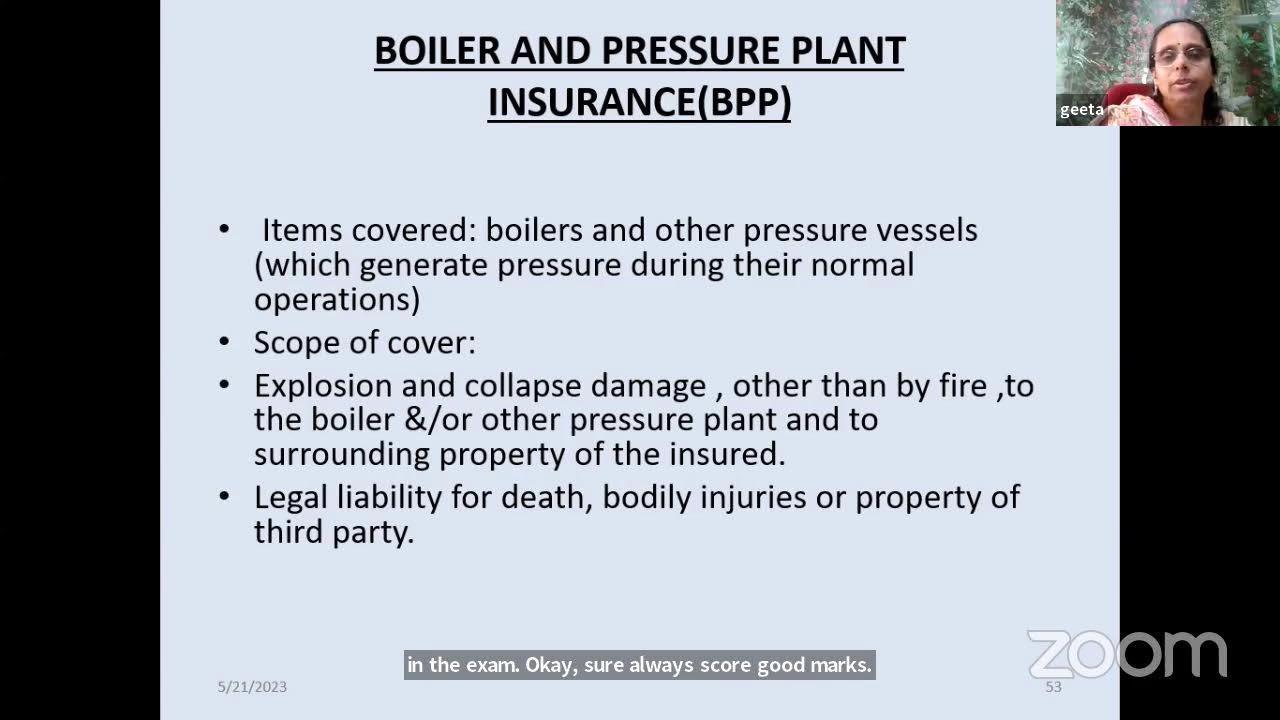 BVKS Training - Engineering Insurance, 21may 2023