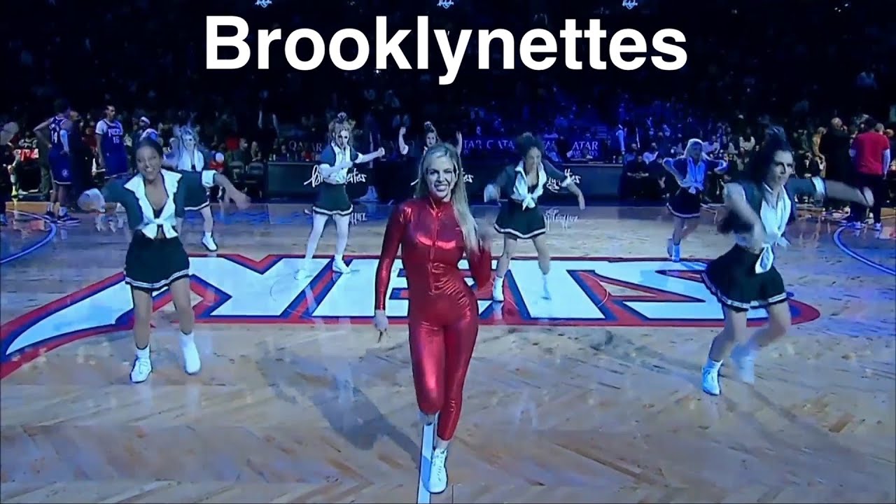 Brooklynettes (Brooklyn Nets Dancers) - NBA Dancers - 1/26/2022 dance performance