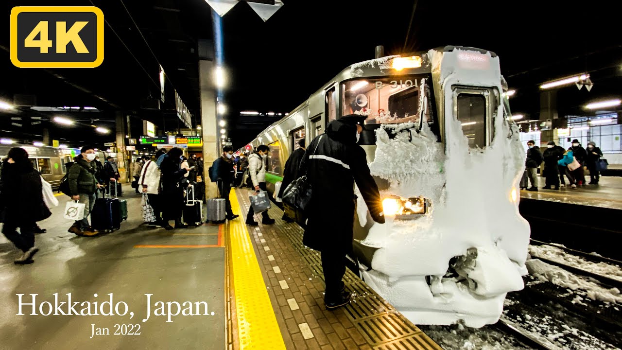 JR札幌駅構内ウォーク｜東口から西口まで歩く北海道最大のターミナル【4K】