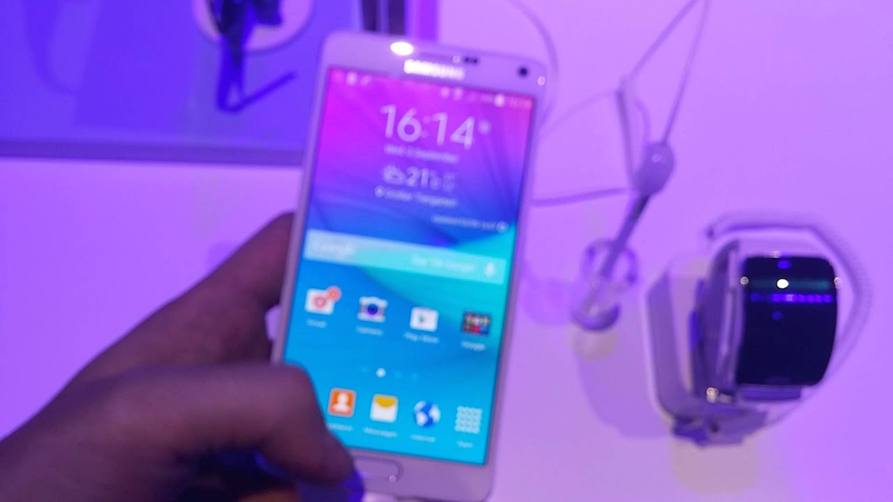 Galaxy Note 4 hands on
