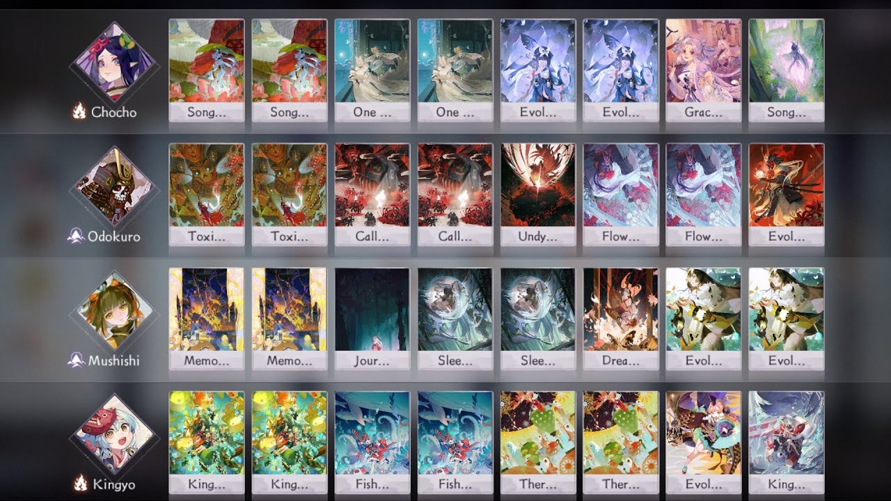 Onmyoji: The Card Game『 Chocho Poison + Revive Deck 』
