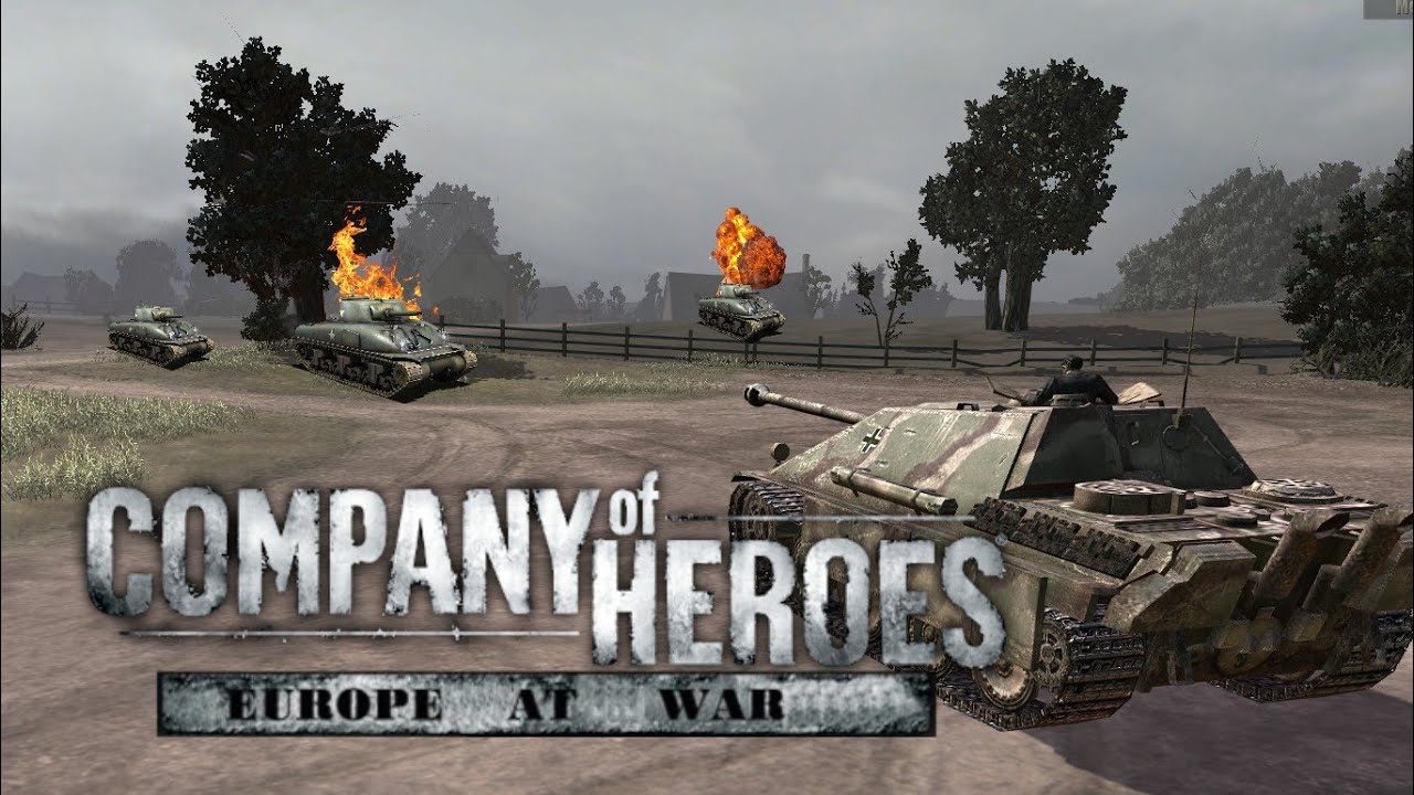 Company of Heroes Fall Of US Armor 1vs2 Expert [Europe At War mod]