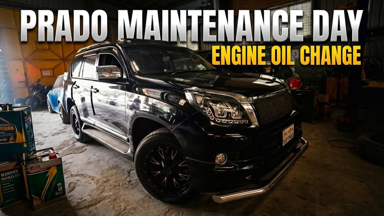 Toyota Prado Engine Oil Change | A Day At the Garage | Maintenance | Auto Xpress | Car Vlog