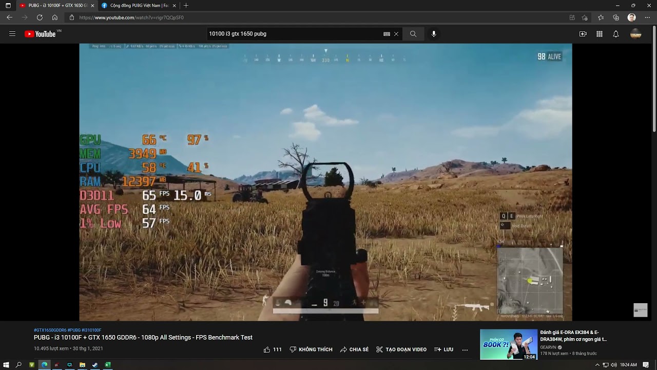 #1 PUBG.Những lưu ý khi build máy chơi PUBG