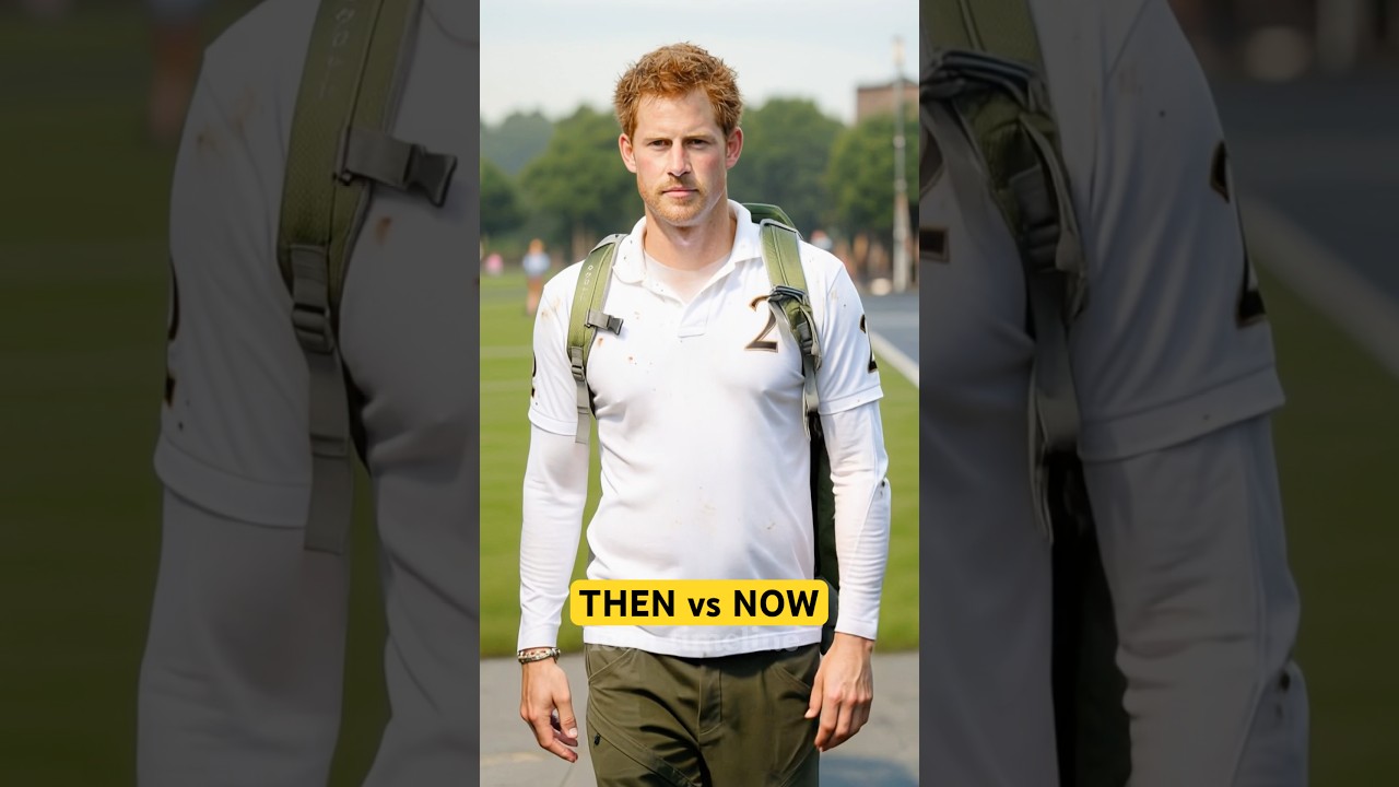 Prince Harry&rsquo;s evolution from royal rebel to global icon👑 #PrinceHarry #ThenVsNow #RoyalFamily
