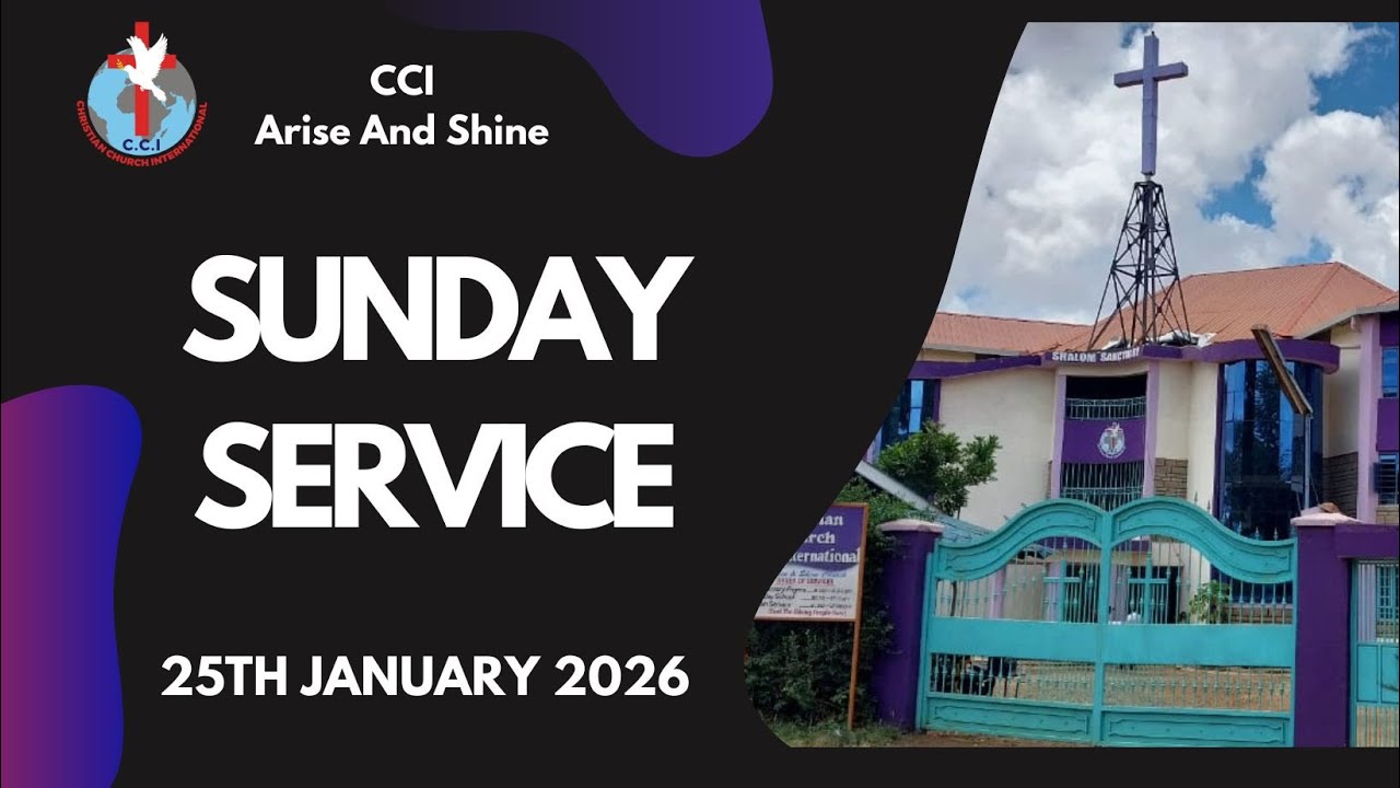 25TH JANUARY 2026 SUNDAY SERVICE