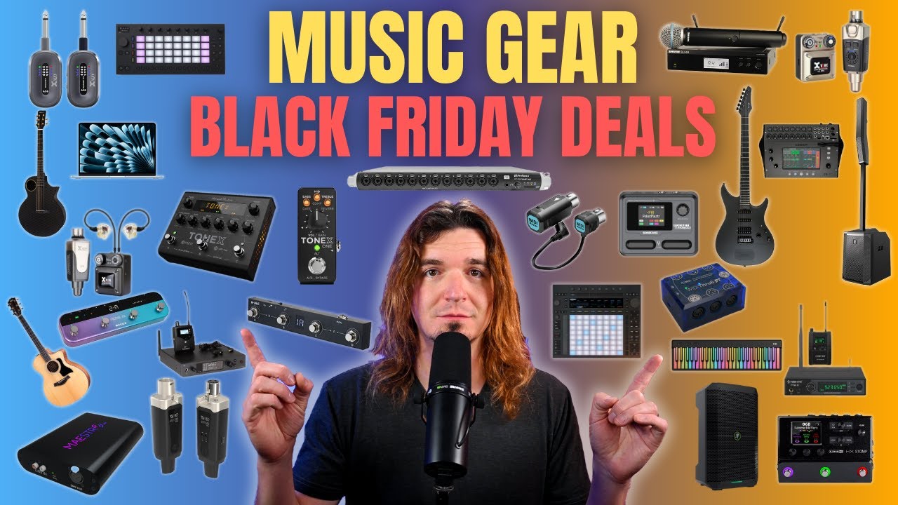 Лучшие предложения на музыкальное оборудование для живых выступлений &mdash; Черная пятница 2025