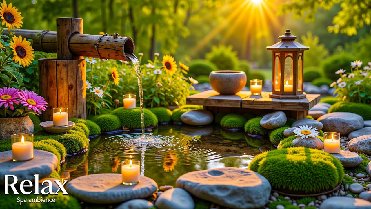Успокаивающая фортепианная музыка со звуками текущей воды 🍃 Облегчение бессонницы, тревоги и депрес