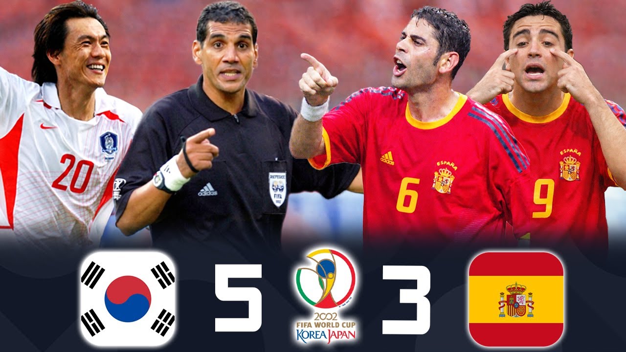 CONTROVERSY, OFFSIDE & PENALTIES ❯ SOUTH KOREA DEFEATED SPAIN IN A MATCH STILL DEBATED 2002