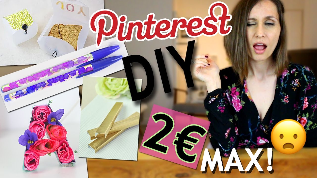 DIY ┋ PINTEREST A 2 € MAX AVEC PRESQUE RIEN !! TEST & ASTUCE francais