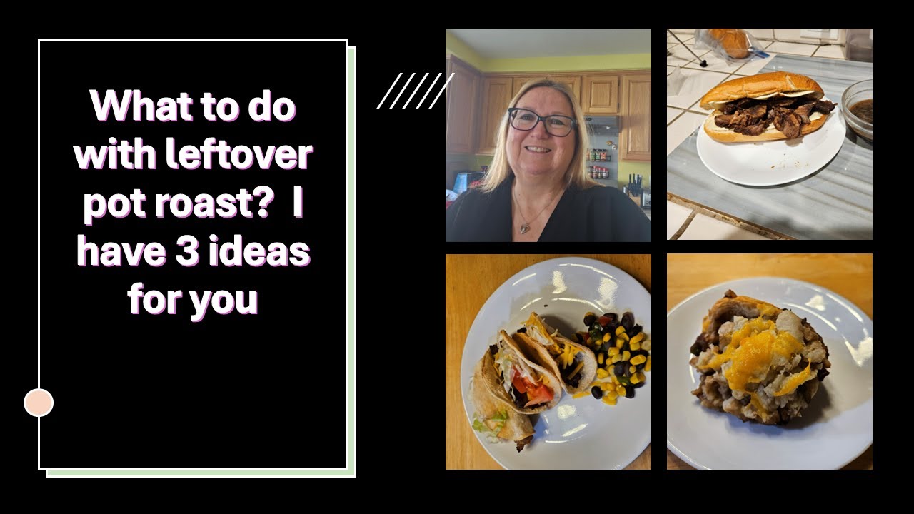 3 Recipes That Use Leftover Pot Roast | French Dip, Air Fry Tacos, Individual Shepherds Pie