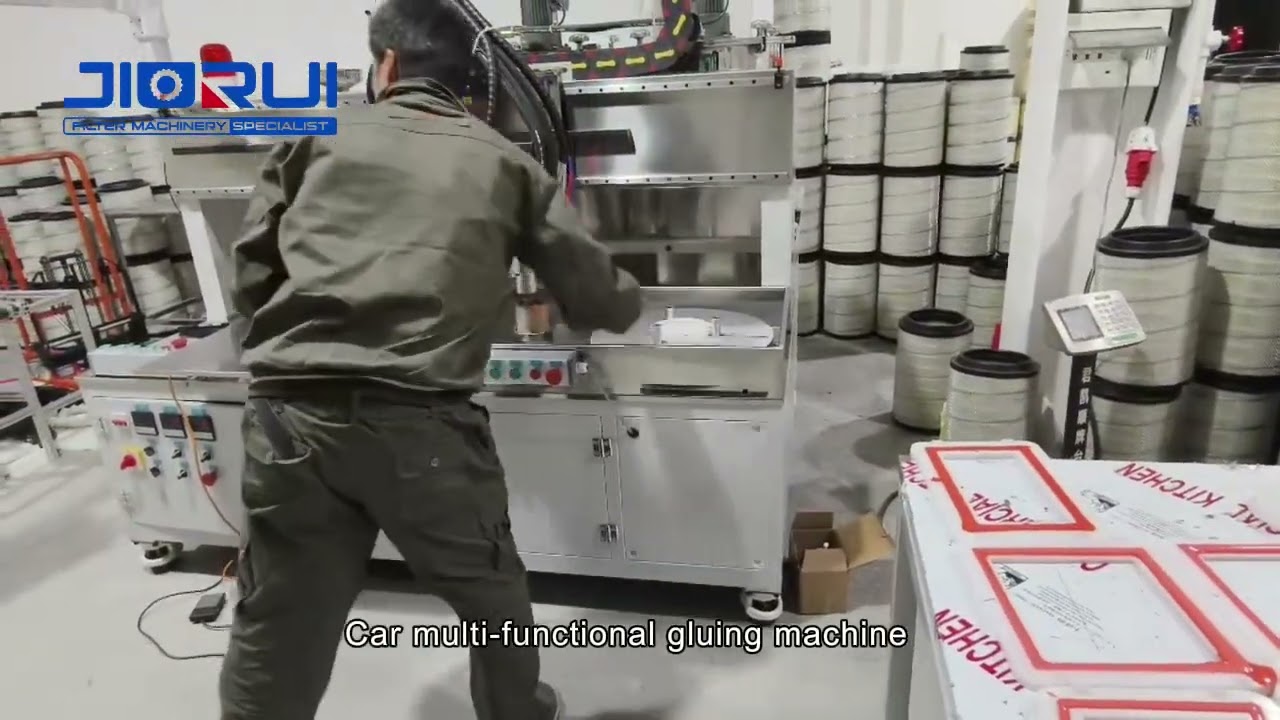 Car multi functional gluing machine