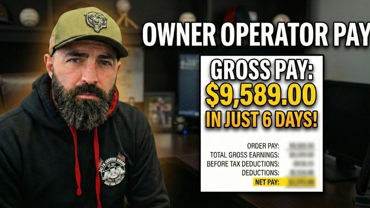 Owner Operator Made $9,589 in Just 6 Days?!