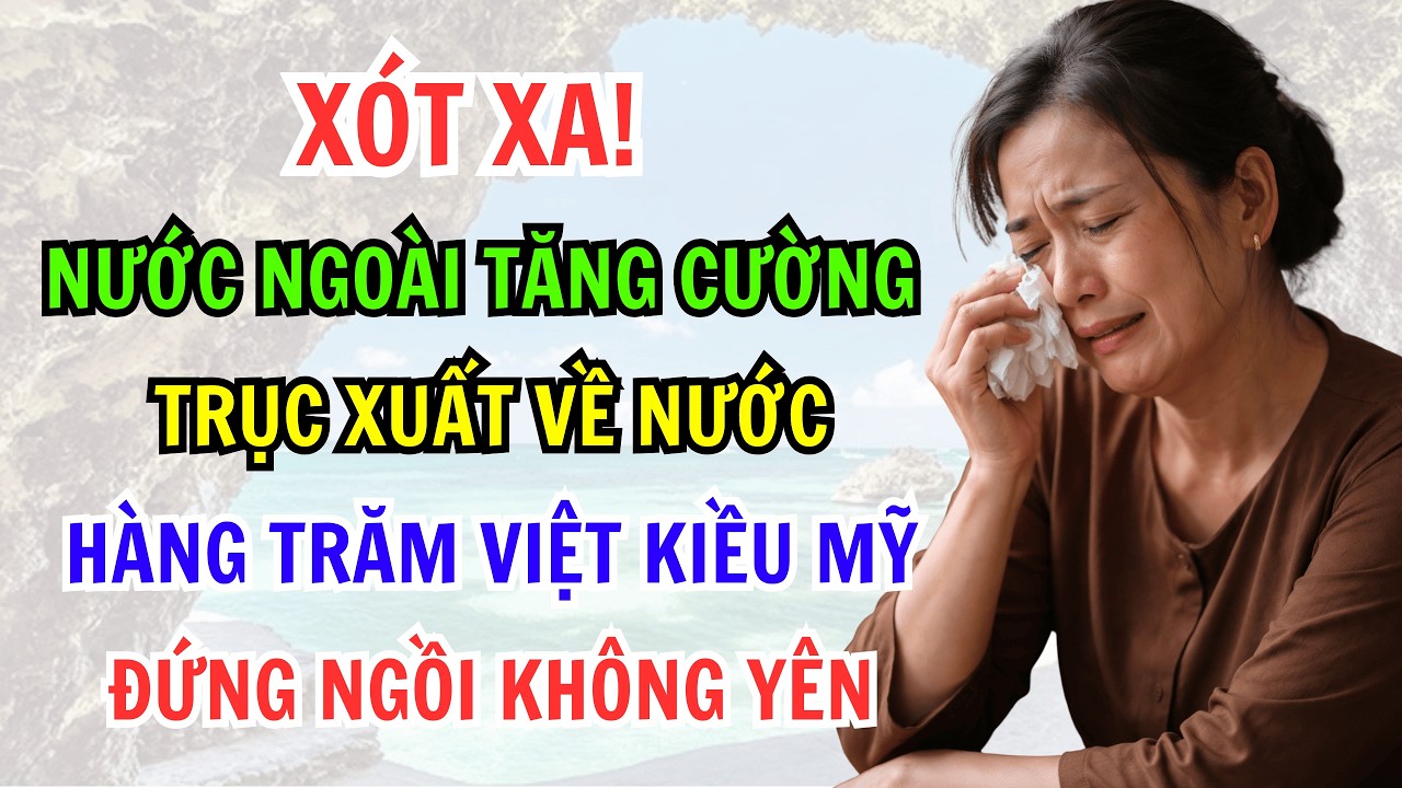 XÓT XA! NƯỚC NGOÀI TĂNG CƯỜNG TRỤC XUẤT HÀNG TRĂM VIỆT KIỀU MỸ ĐỨNG NGỒI KHÔNG YÊN