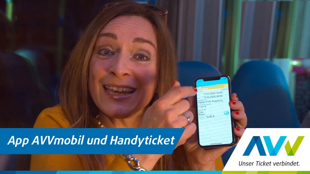 AVV Augsburg und Frau Braun 02 – Die App für alles: AVVmobil mit Fahrplänen und  Handyticket