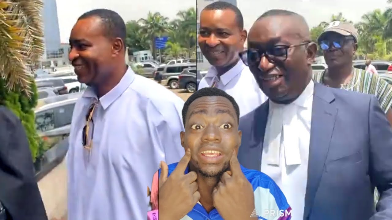 Confident Chairman Wontumi storms cøurt with smile for submission of no case in his trial as Ghanaia