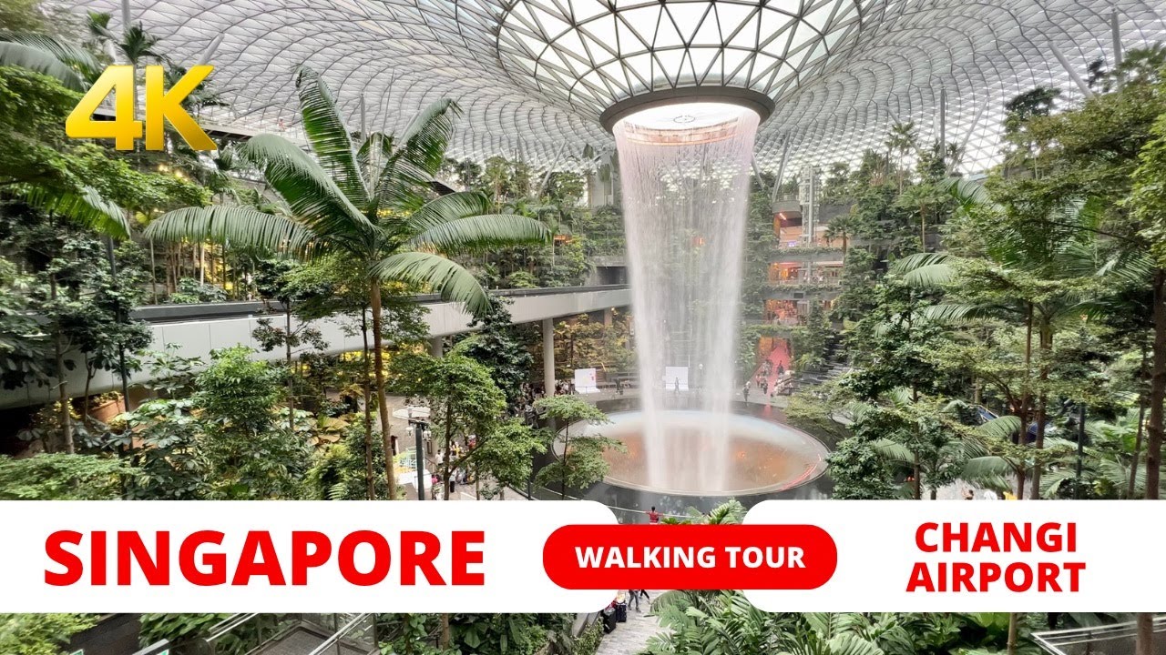 The Best Airport In The World: SINGAPORE CHANGI Airport 2023 WALKING TOUR