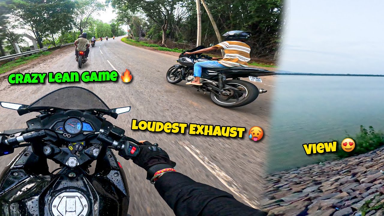 Hyper Ride With RS200 With AKRAPOVIC EXHAUST || Crazy Group Ride To Waterfall | Crazy Reactions