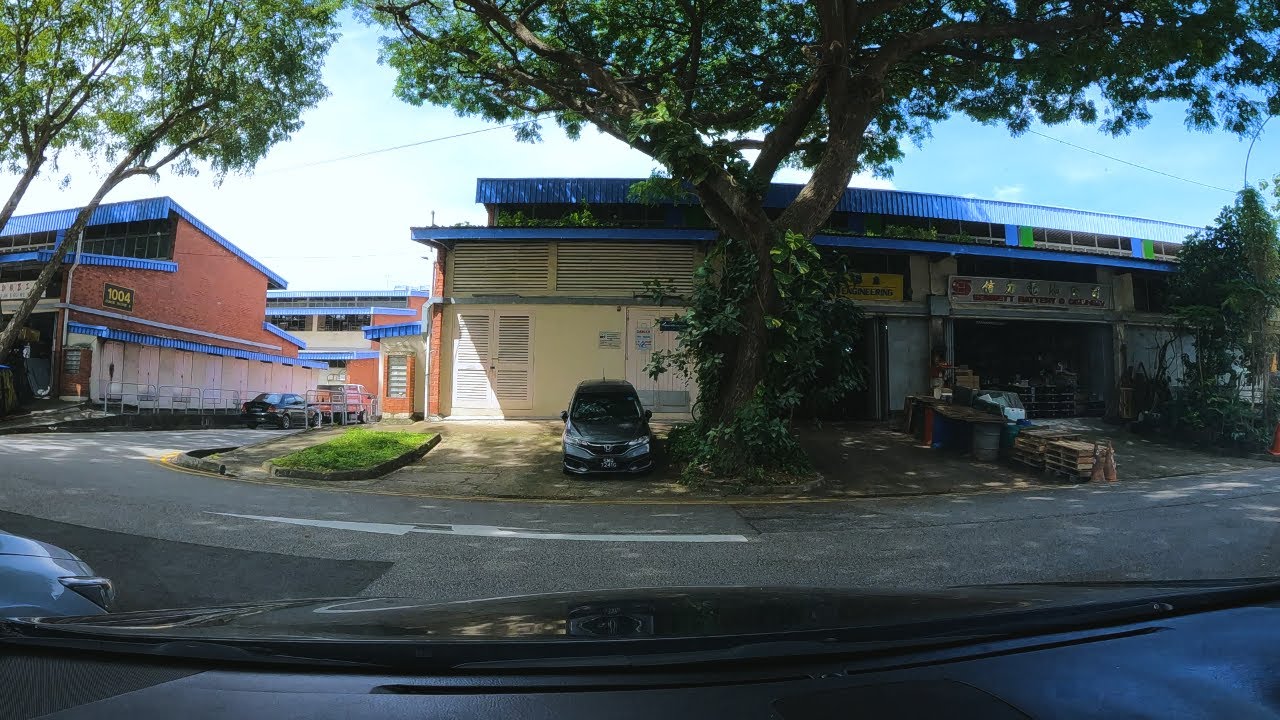 Driving around in Singapore 4K
