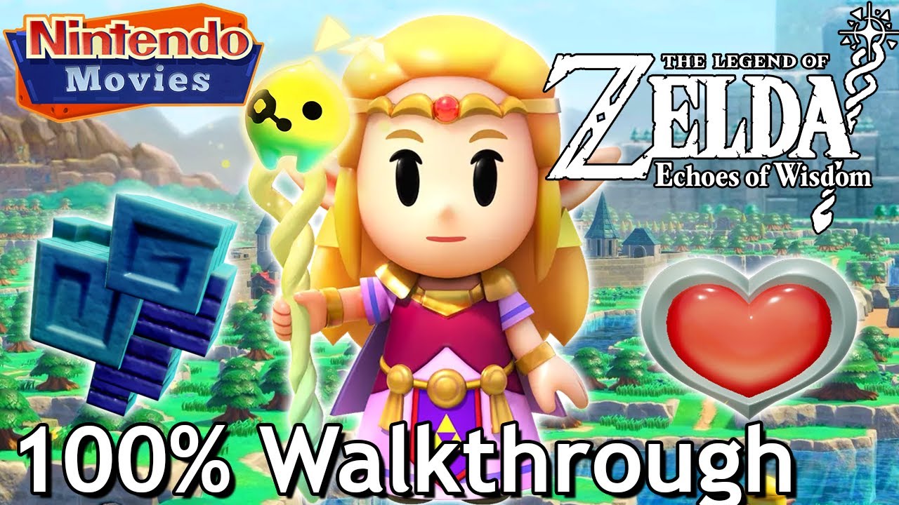 The Legend of Zelda: Echoes of Wisdom - 100% Walkthrough (All Echoes, Stamps, Might Crystals etc.)