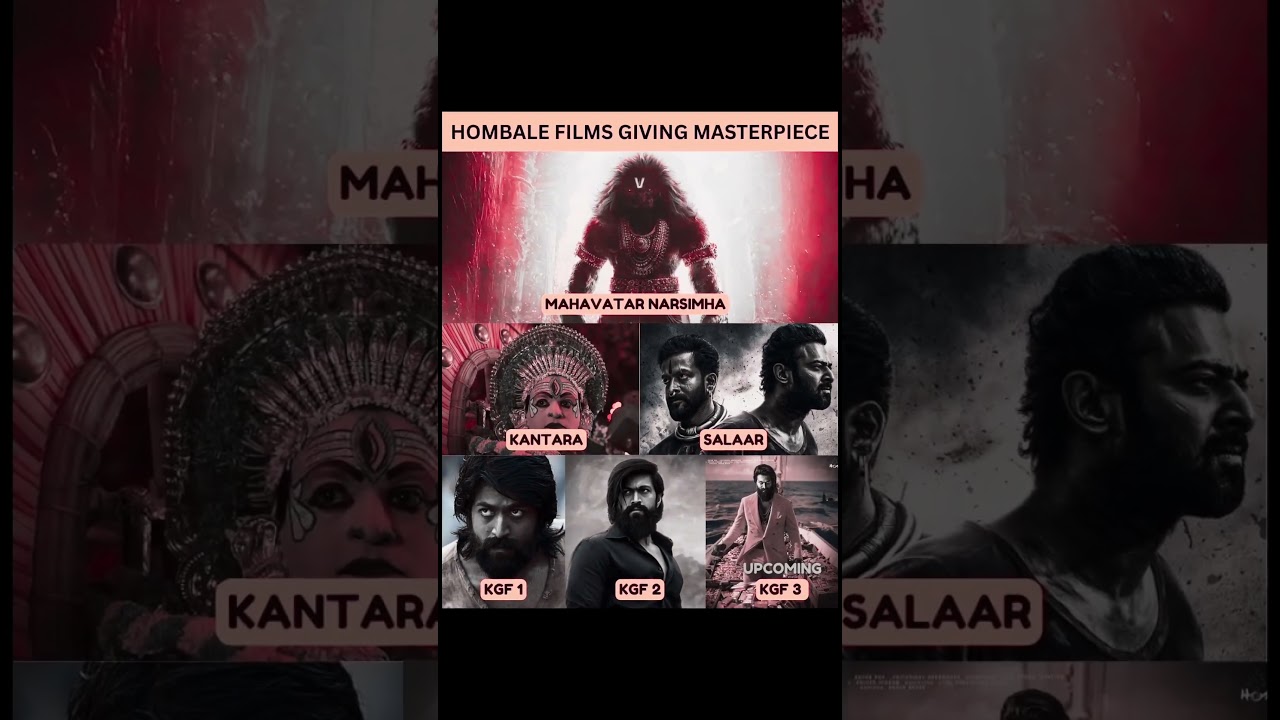 Hombale Films Delivering Masterpieces: From KGF to Kantara to Mahavatar Narsimha!