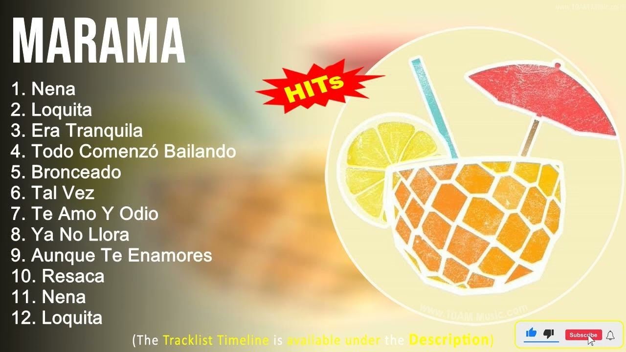 Marama Mejores Éxitos ~ Nena, Loquita, Era Tranquila, Todo Comenzó Bailando