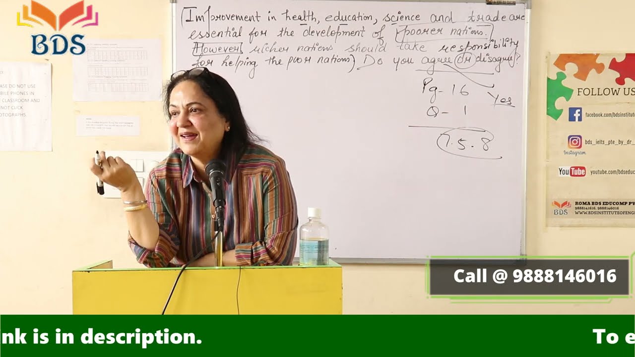 IELTS Writing Live Class | Topic From Template