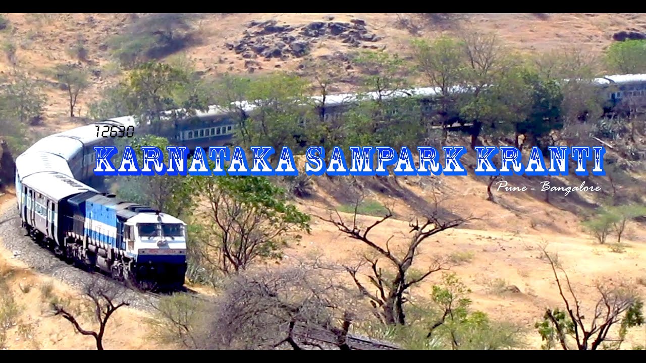KARNATAKA SAMPARK KRANTI : Pune to Bangalore....
