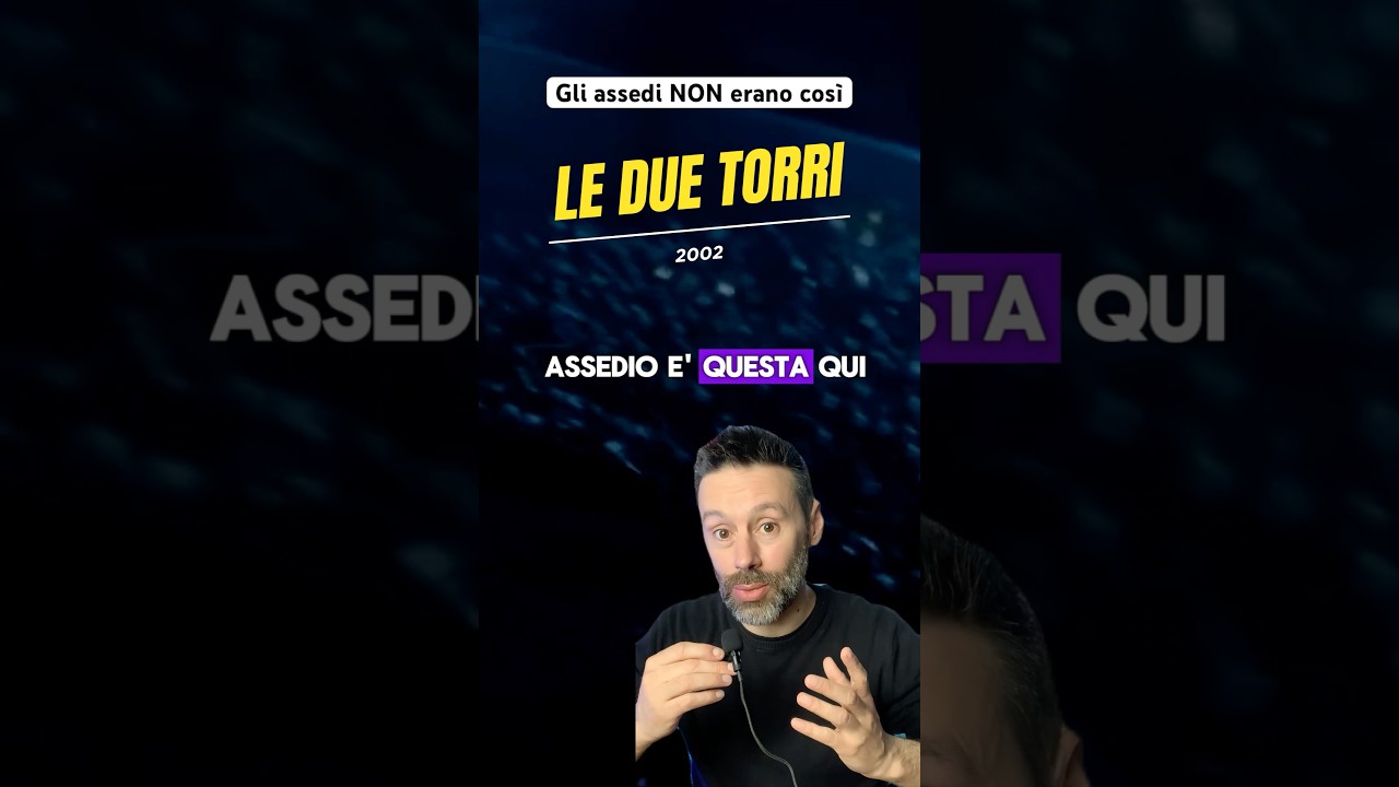 Gli ASSEDI medievali NON erano cos&igrave;