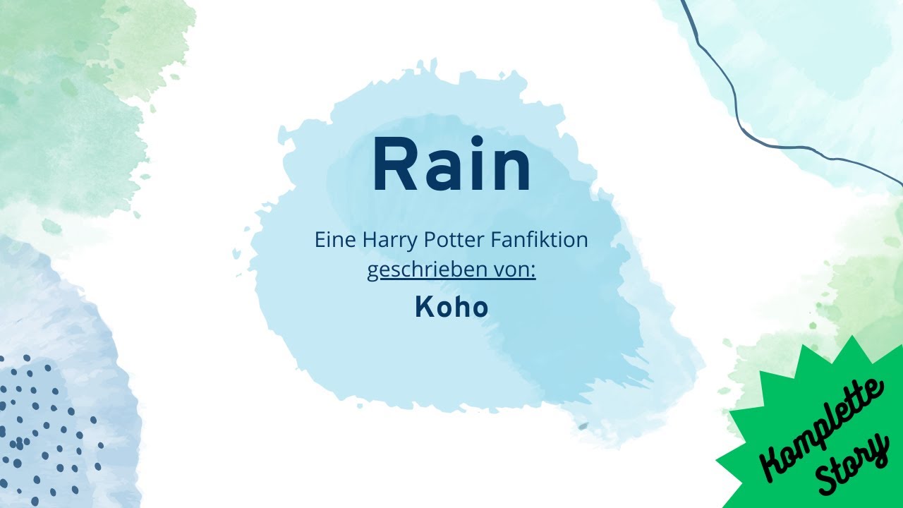 Rain - Eine Drarry Fanfiktion - komplett