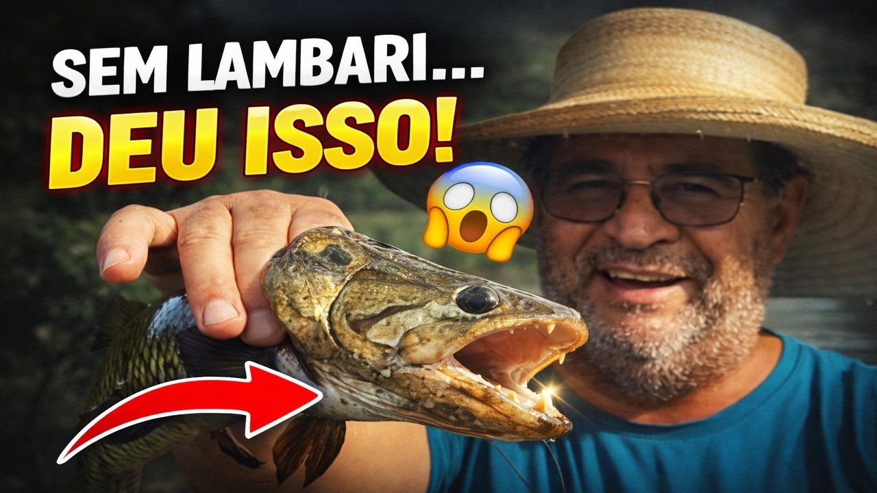 VOCÊ NÃO VAI ACREDITAR NA ISCA QUE USAMOS! 😱