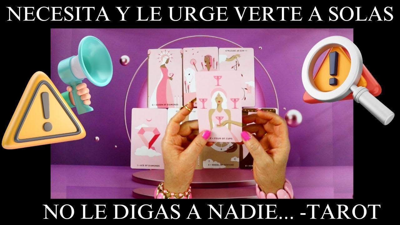 ⚠️LE URGE VERTE A SOLAS Y TE PEDIRA QUE NO SE LO DIGAS A NADIE❗ ❗TE QUEDARAS EN SHOCK❗LECTURA EXACTA