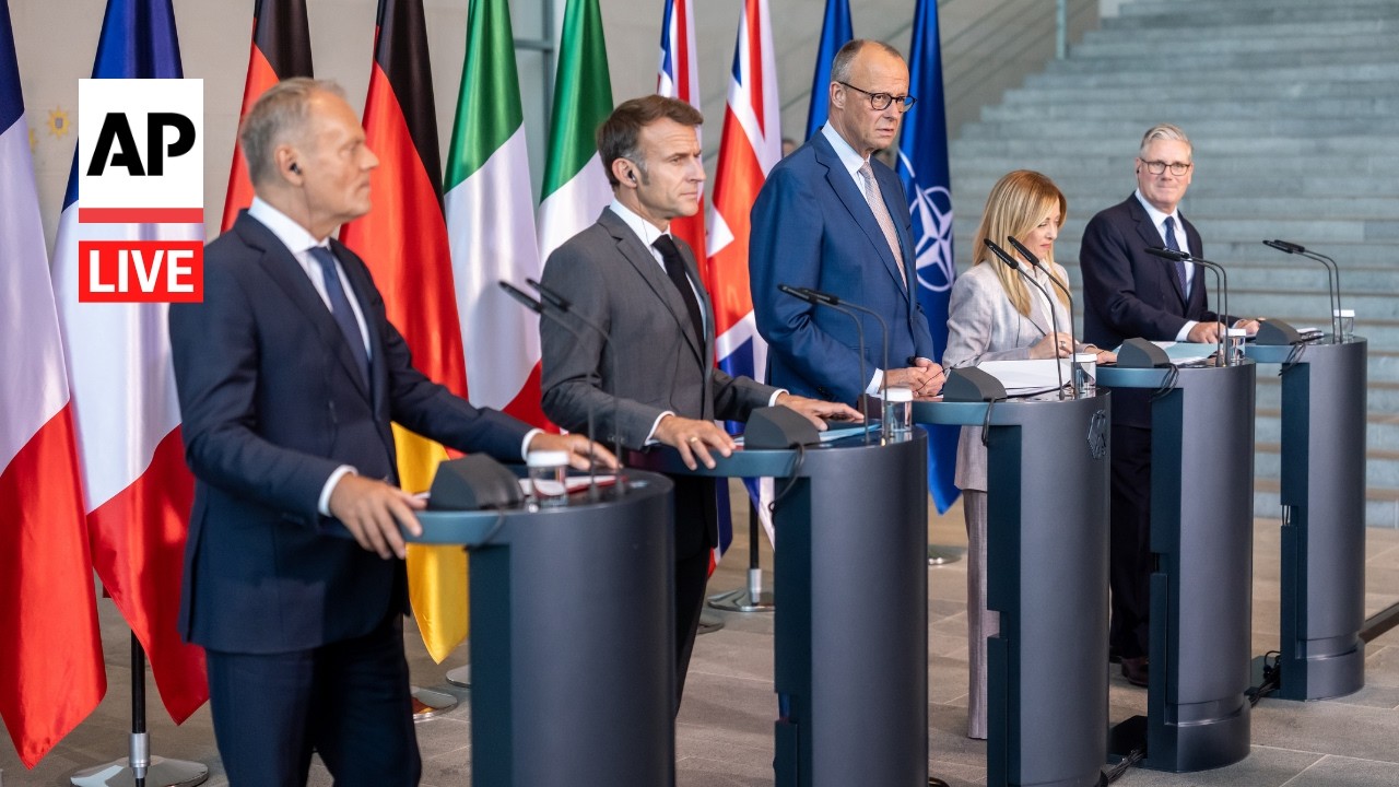 LIVE: NATO E5 hold a press conference
