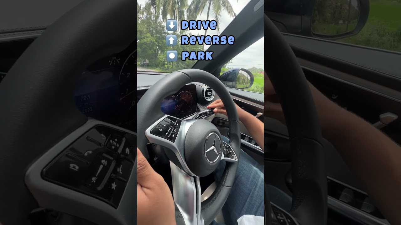 Mercedes-Benz ke cars mein gear lever kahan hota hai? 