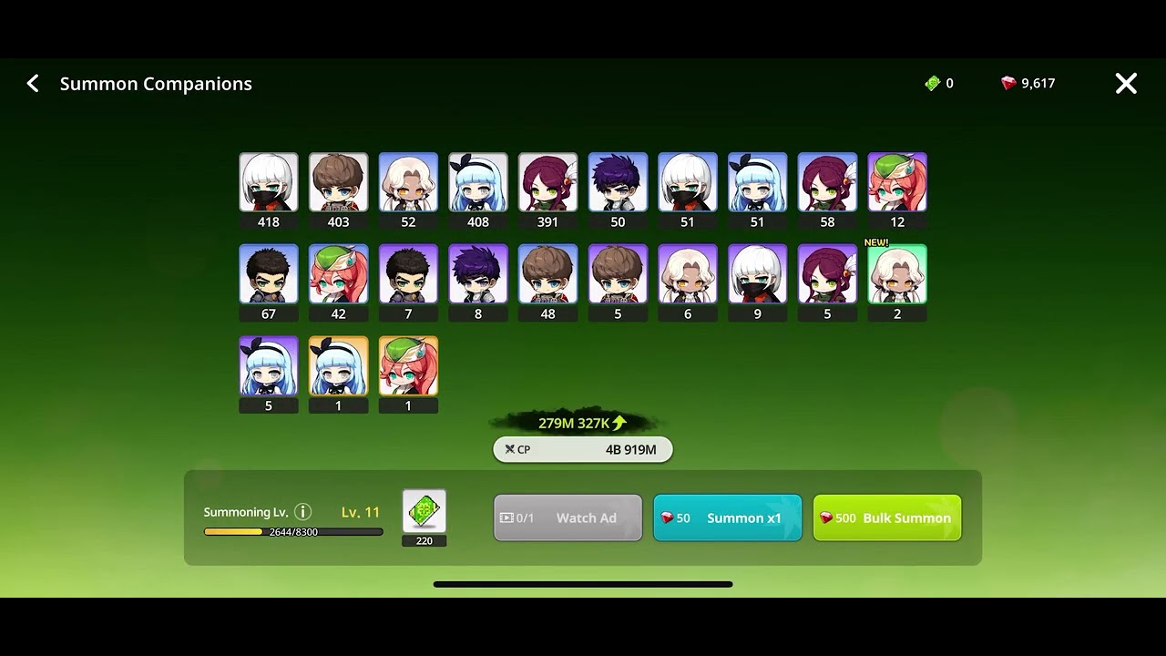 ON MY LAST 2100 COMPANION SUMMONS I GOT SOMETHING AMAZING! Maplestory Idle RPG P2W Episode 104