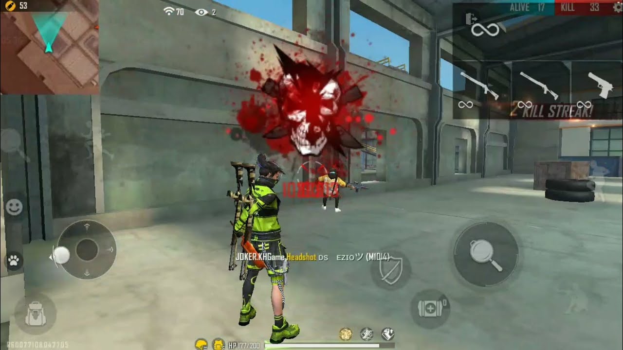 game; Free fireដាច់ក្បាល😮
