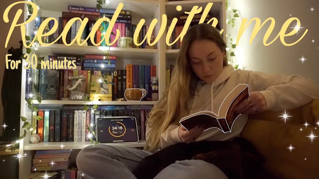 Cozy Autumn Read With Me 🍂 | Rain Sounds & LoFi Ambience (30 Minutes Real Time)