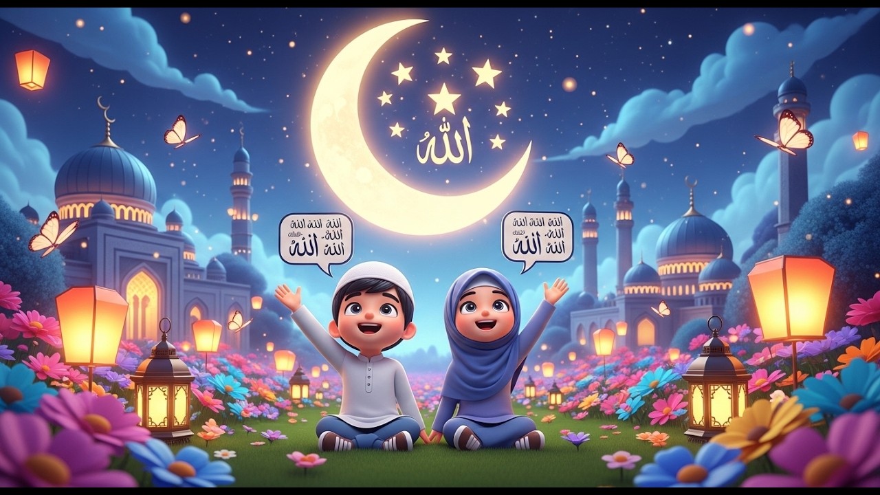 Allah Allah Allah Hu | Beautiful Islamic Kids Lullaby | Urdu Nasheed for Children