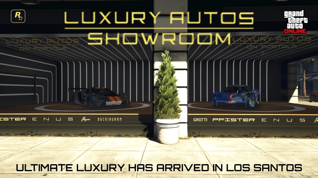 GTA: Online. • This week's vehicles at The Luxury Autos Showroom. • Available until March. 11th. • 🚗