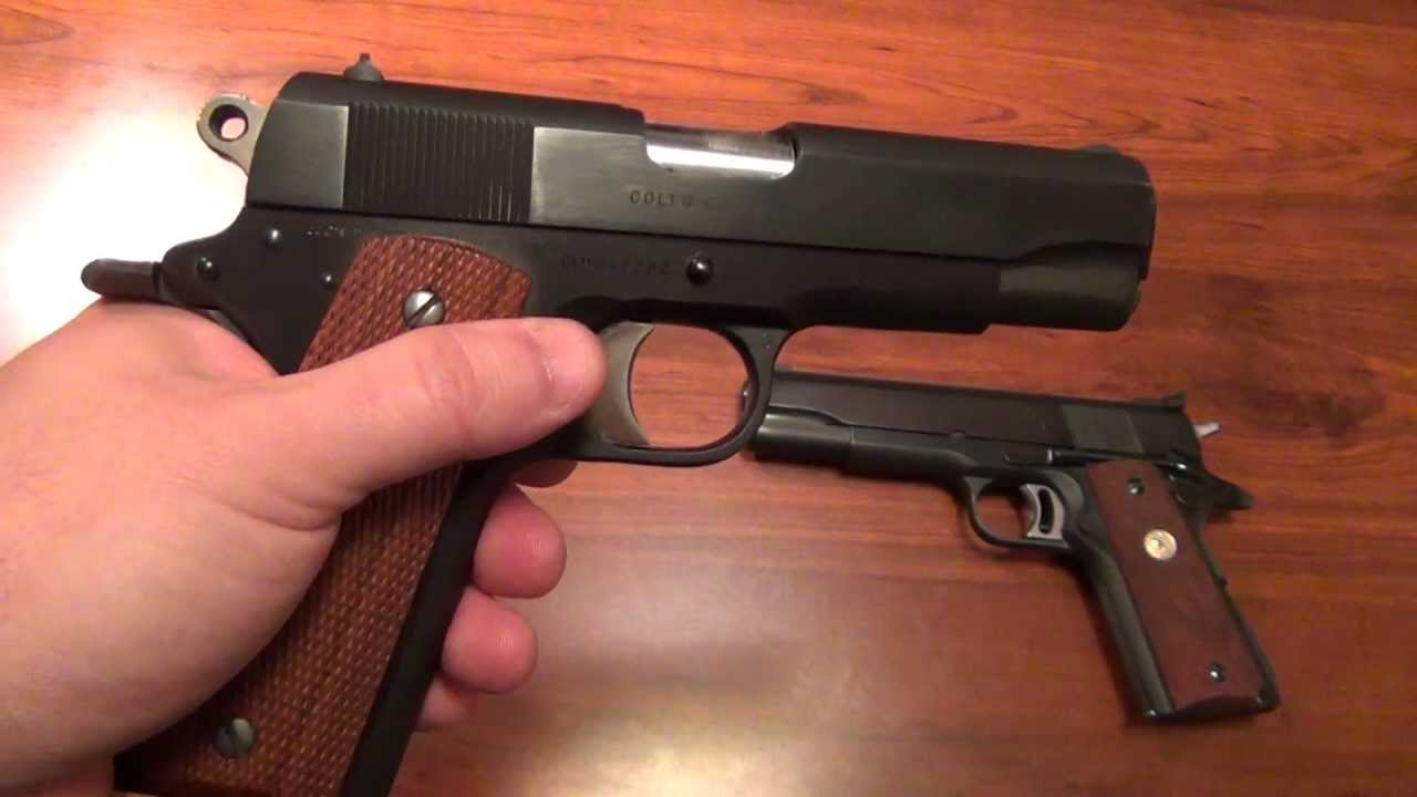 Colt Commander and Colt Gold Cup National Match MKIV/Series 70 Table-Top Look