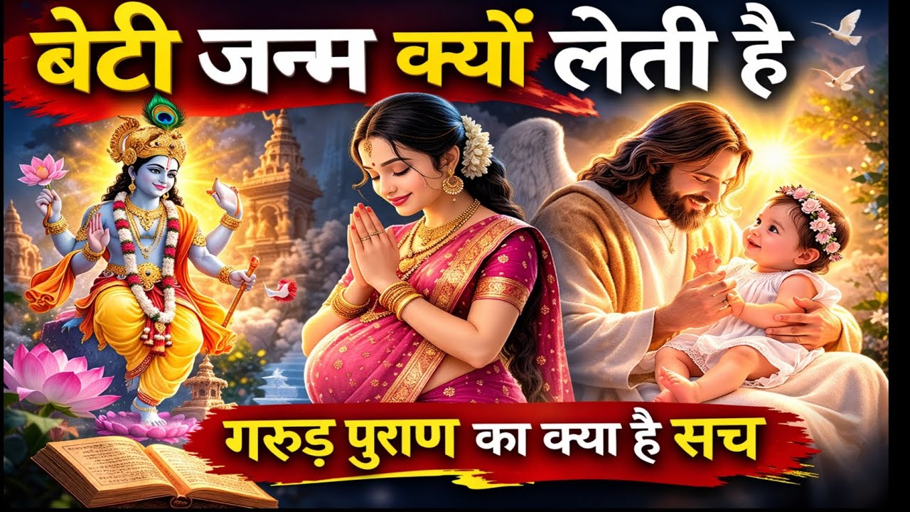 बेटी जन्म क्यों लेती हैं और किस्मत क्यों बदल जाती हैं गरुड़ पुराण का सच। #garudpuran #facts #bhakti