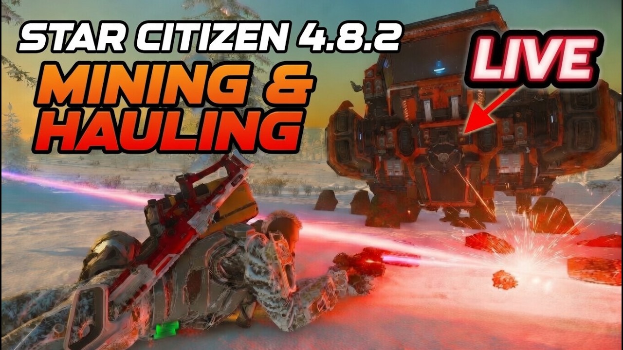 🔴Star Citizen 4.8.2 Alien Week 2026 &ndash; Zero to Hero | Mining Hauling Salvage🔴