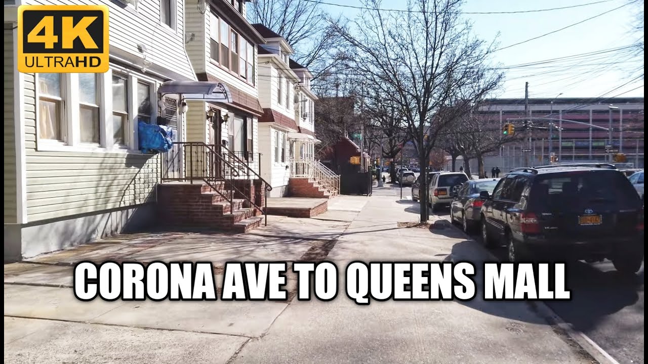 ⁴ᴷ⁶⁰ Walk in NYC |  Walk from Corona Ave to Queens Center Mall