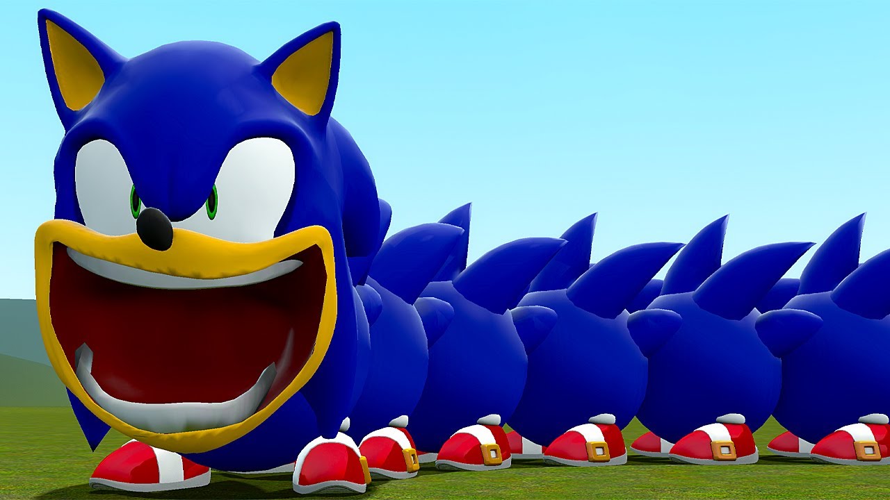 WHAT IF SONIC BECOMES HUNGRY SONIC WORM FOR ROBLOX In Garry's Mod!