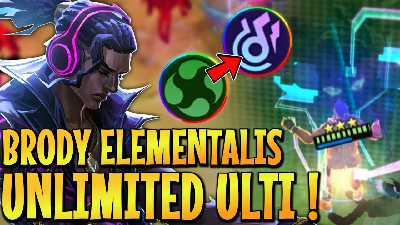 BRODY ELEMENTALIS STUN | BERASA UNLIMITED ULTI ! COMBO HYPER - Mobile Legends Magic Chess