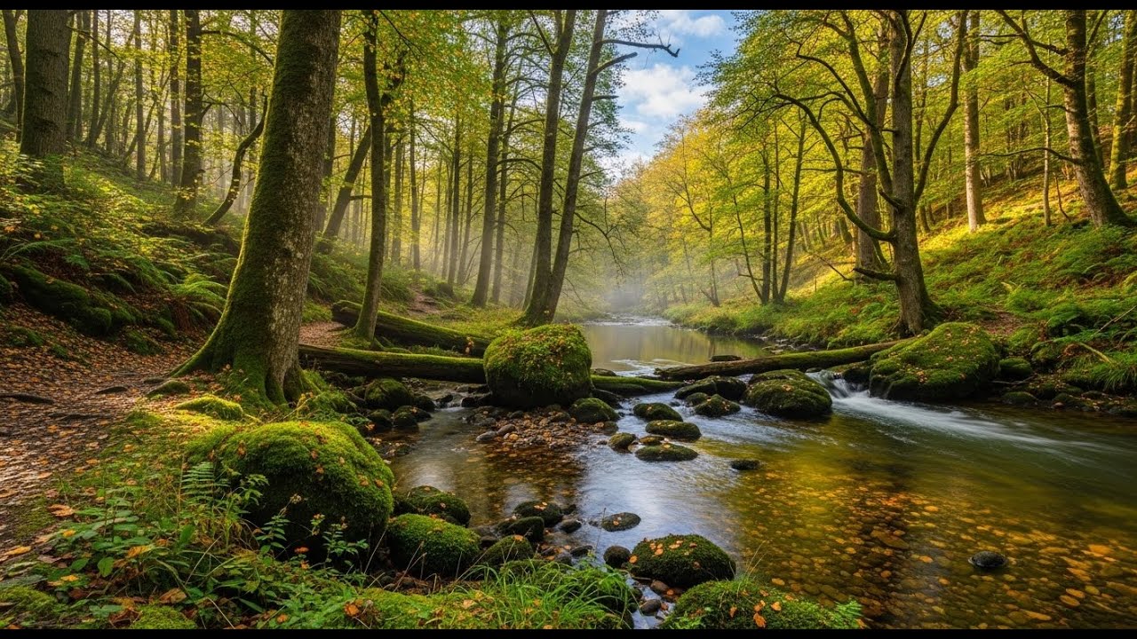 Flowing River Water 🌊 Gentle Stream Sound for Sleep, Focus, and Relaxation #938