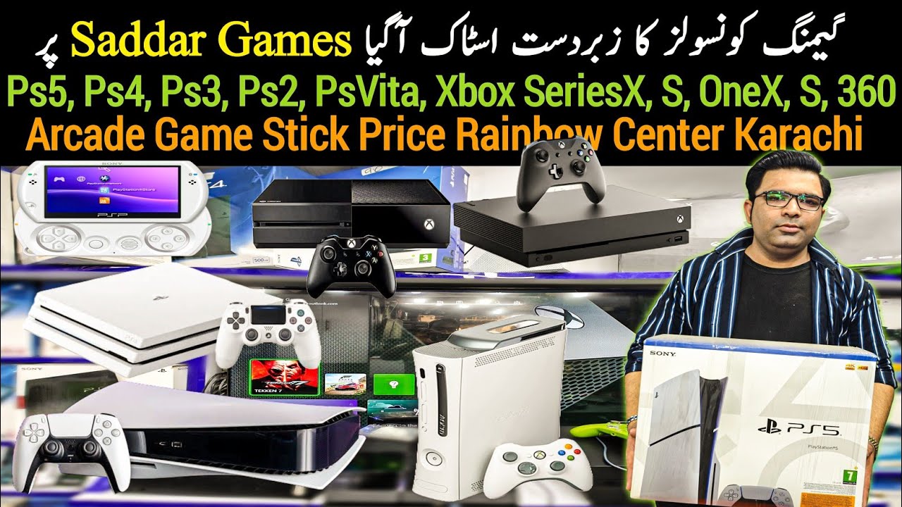 Ps5 Ps4 Ps3 Ps2 PsVita Psp Go Xbox Series X S OneX OneS 360 Price Rainbow Center Karachi Pakistan 