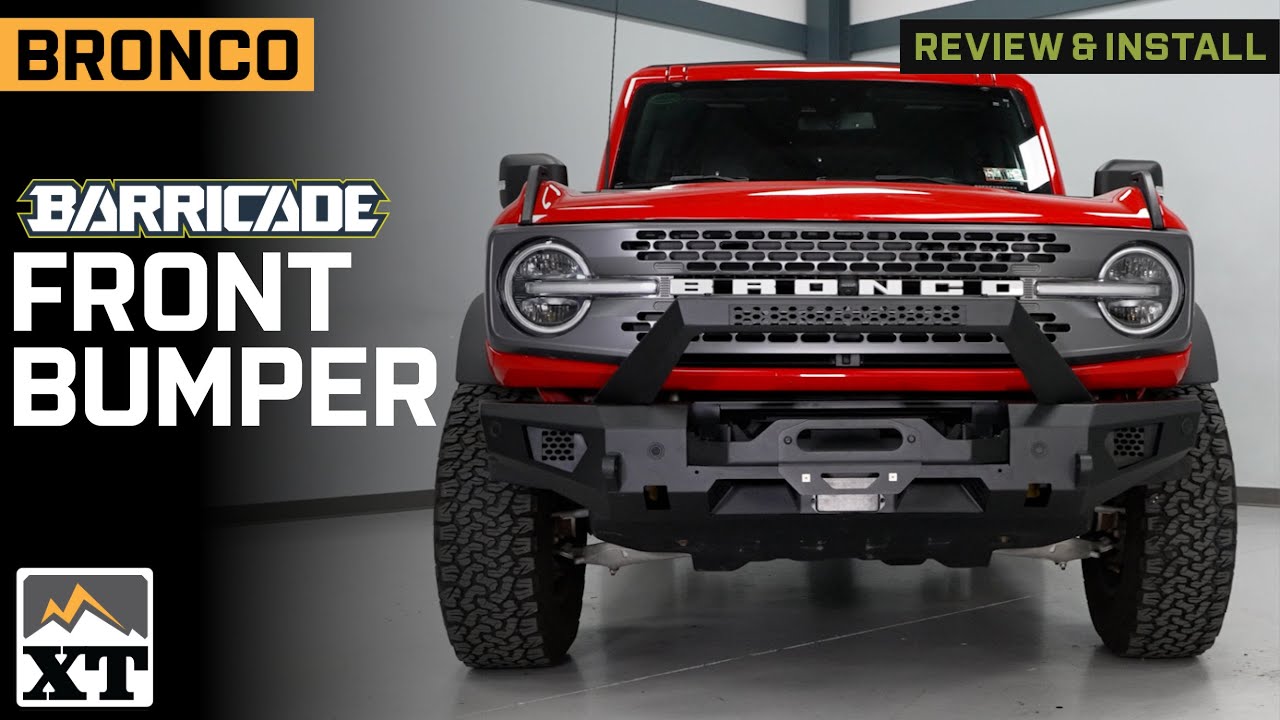 2021-2026 Bronco Barricade HD Plate Style Full Width Front Bumper Review & Install