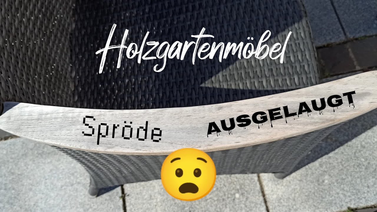 proWIN Holzgartenm&ouml;bel / Armlehne reinigen und pflegen mit Allesk&ouml;nner und Pflegebalsam